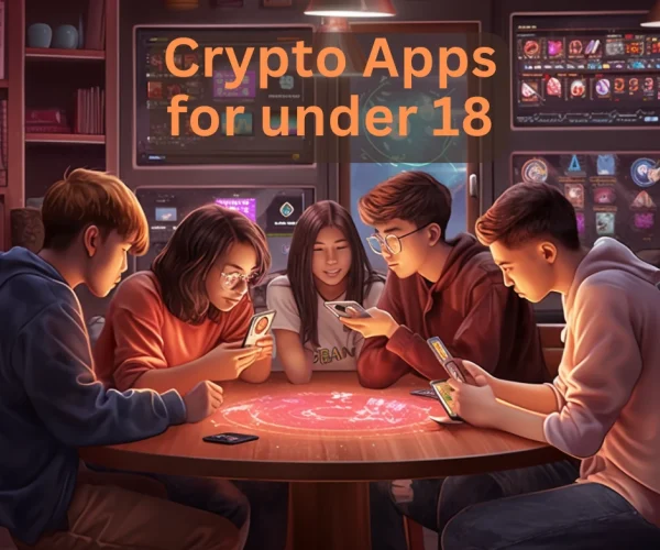 group_of_teenagers_sitting_around_a_table_lookin_crypto_apps_for_under_18_titel