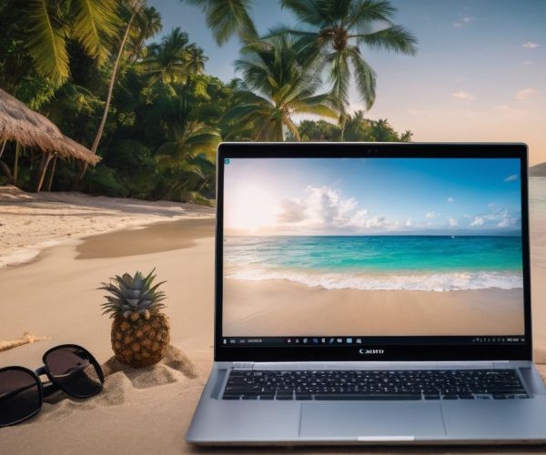laptop_on_beach_how-to-invest-in-cryptocurrency-in-hawaii